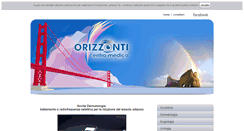 Desktop Screenshot of centromedico-orizzonti.com